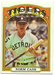 1972 Topps Baseball Cards      150     Norm Cash